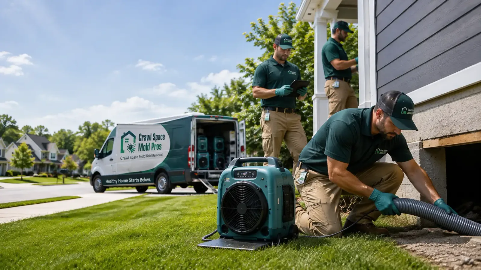 Crawl Space Mold Removal in Gerton, NC